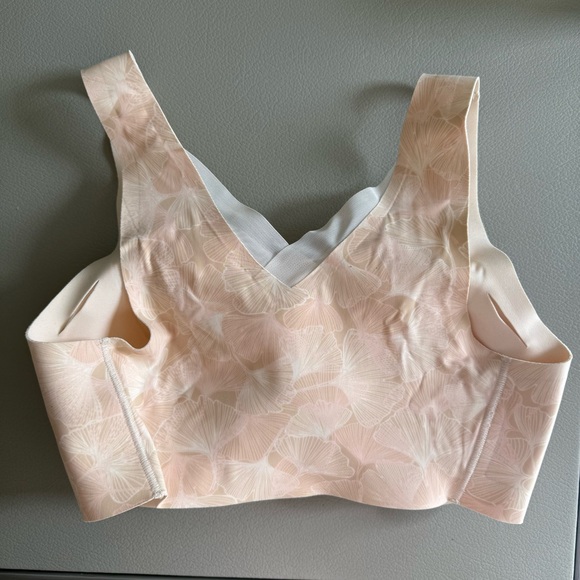 Evelyn & Bobbie Ultra Lift Defy Mesh Trimmed Seamless Wirefree Bra | Champ/Gingk - Picture 4 of 6